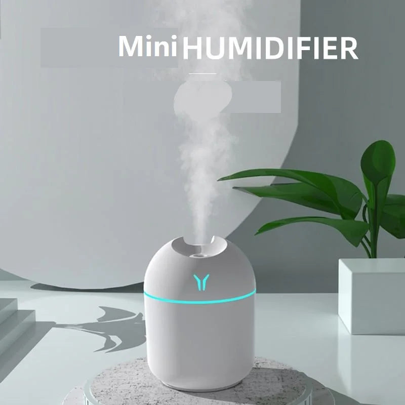 Mini Nawilżacz Powietrza USB z Lampką LED